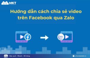 Hướng dẫn cách chia sẻ video trên Facebook qua Zalo