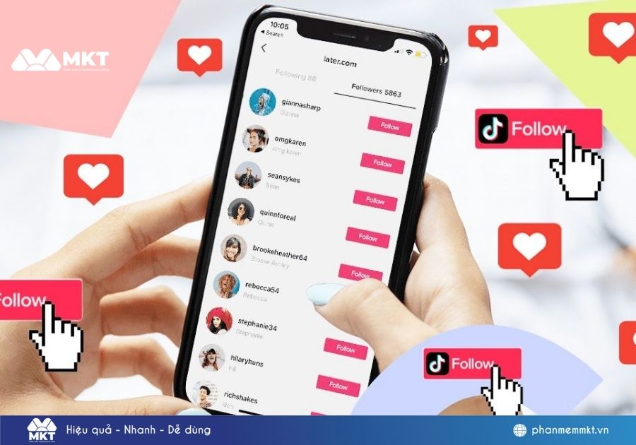 ẩn follow trên TikTok