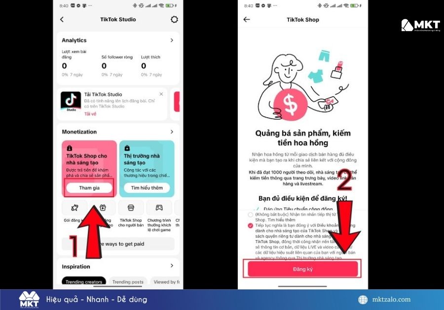 bao nhiêu follow thì được kiếm tiền trên TikTok
