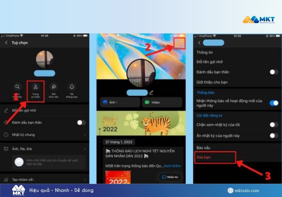 làm sao biết bị hủy kết bạn trên Zalo