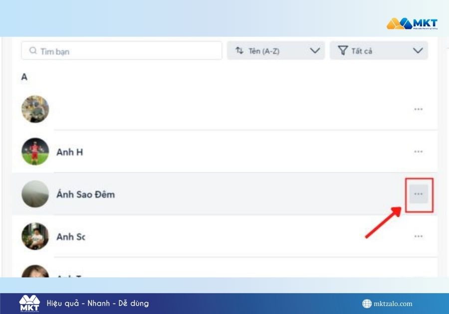 làm sao biết bị hủy kết bạn trên Zalo