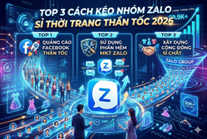 cách kéo nhóm Zalo sỉ thời trang thần tốc 2026