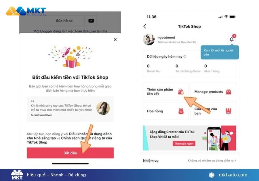 Bán hàng trên TikTok không cần vốn