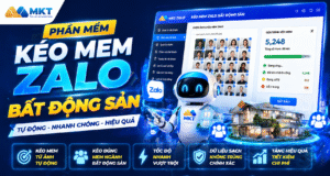 Phần mềm kéo mem Zalo BĐS