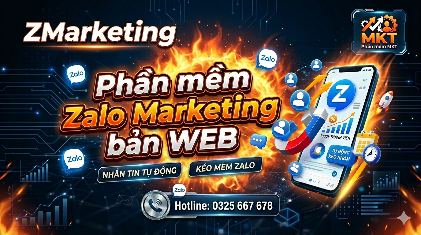 Phần mềm Zmarketing