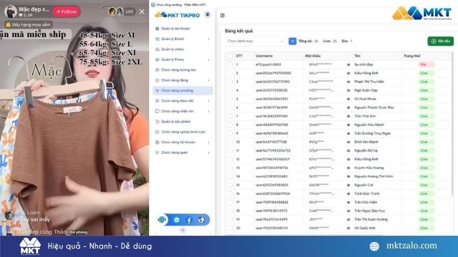 Kinh doanh thời trang trên TikTok