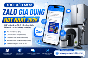 Tool kéo mem Zalo gia dụng