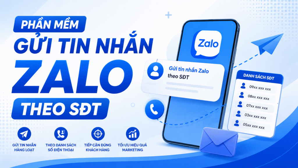 phần mềm gửi tin nhắn Zalo theo SĐT