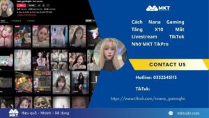 Cách Nana Gaming tăng mắt livestream