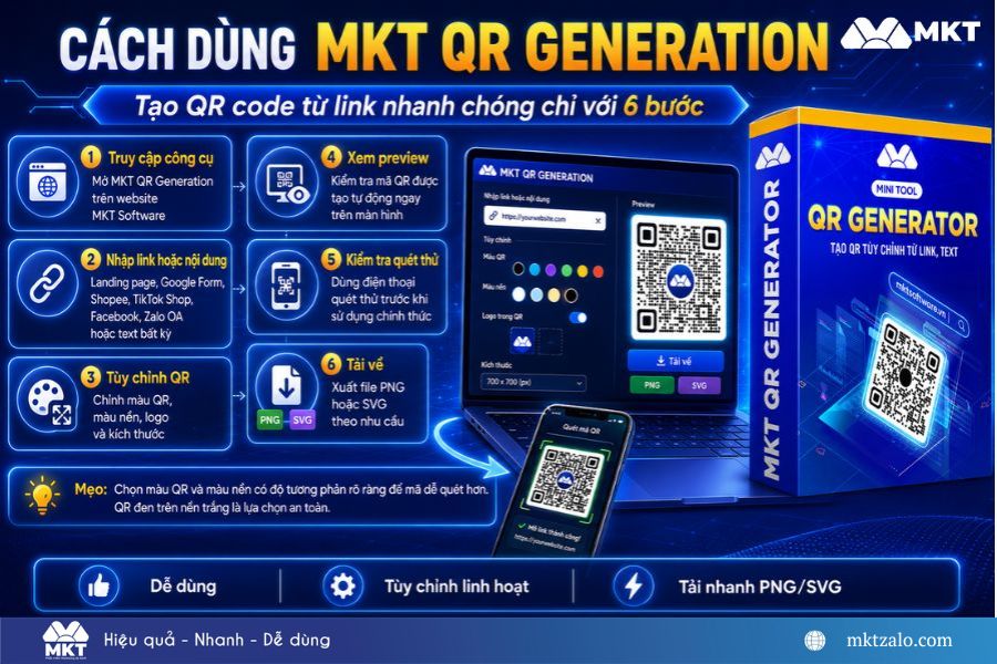 Công cụ tạo mã QR miễn phí
