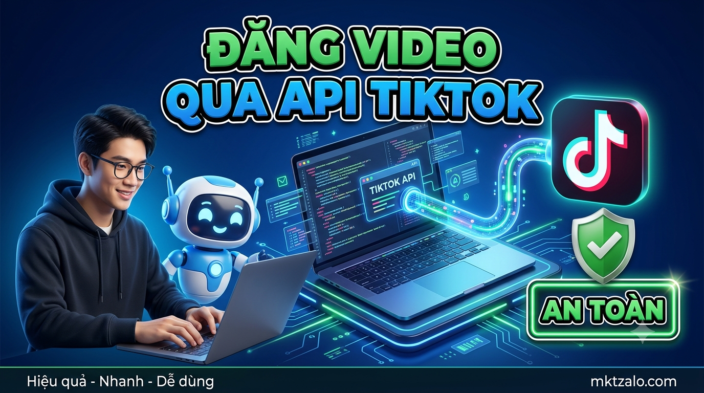 phần mềm đăng video qua api tiktok 2026