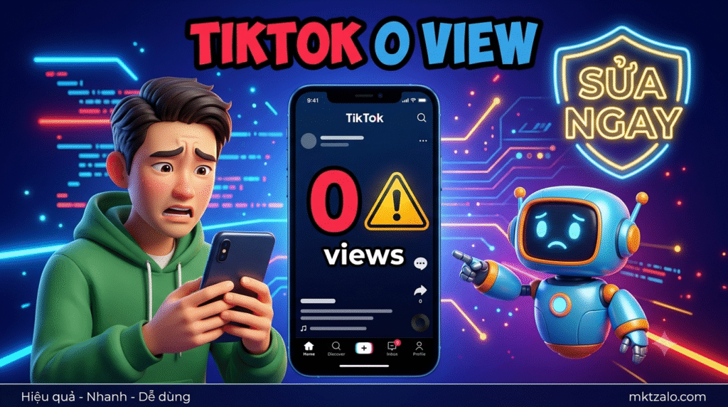sai lầm khi đăng tiktok 0 view 2026