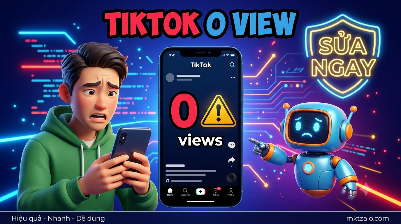sai lầm khi đăng tiktok 0 view 2026
