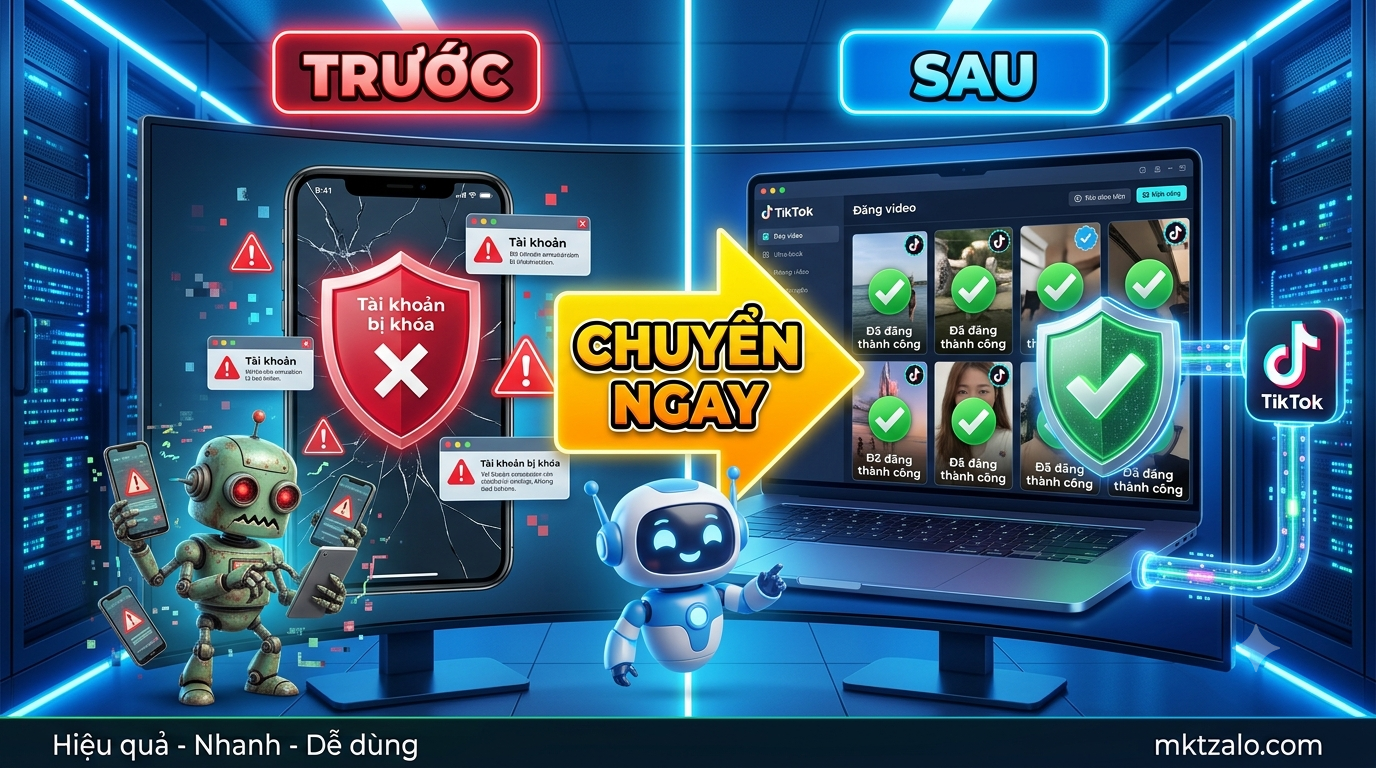 tool đăng video qua api tiktok tự động 2026