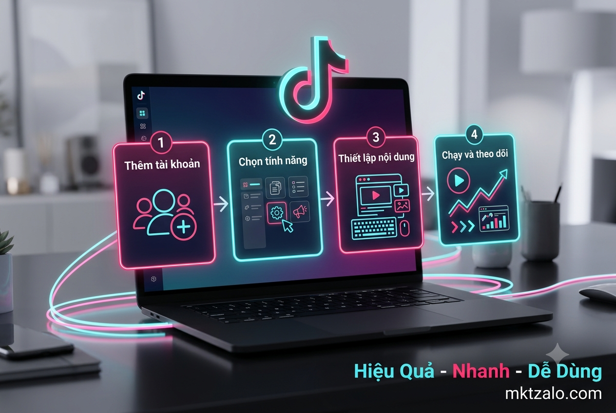 hướng dẫn sử dụng mkt tikpro 4 bước bắt đầu 2026